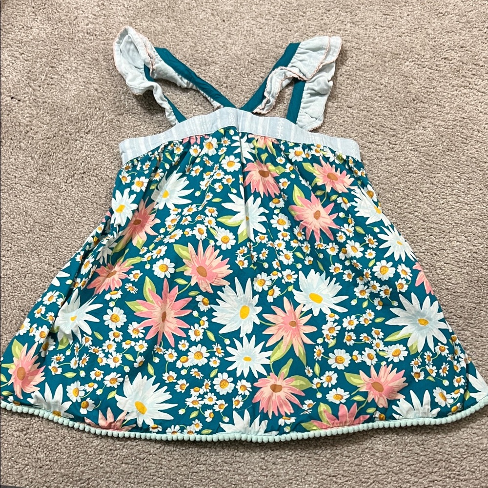 Floral Sleeveless Matilda Jane top size 8